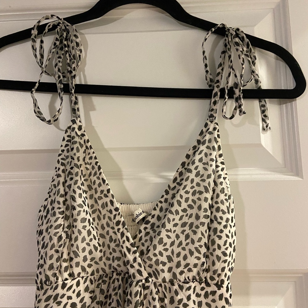 Abercrombie & Fitch tiered maxi dress - XXSP EUC - Picture 2 of 7